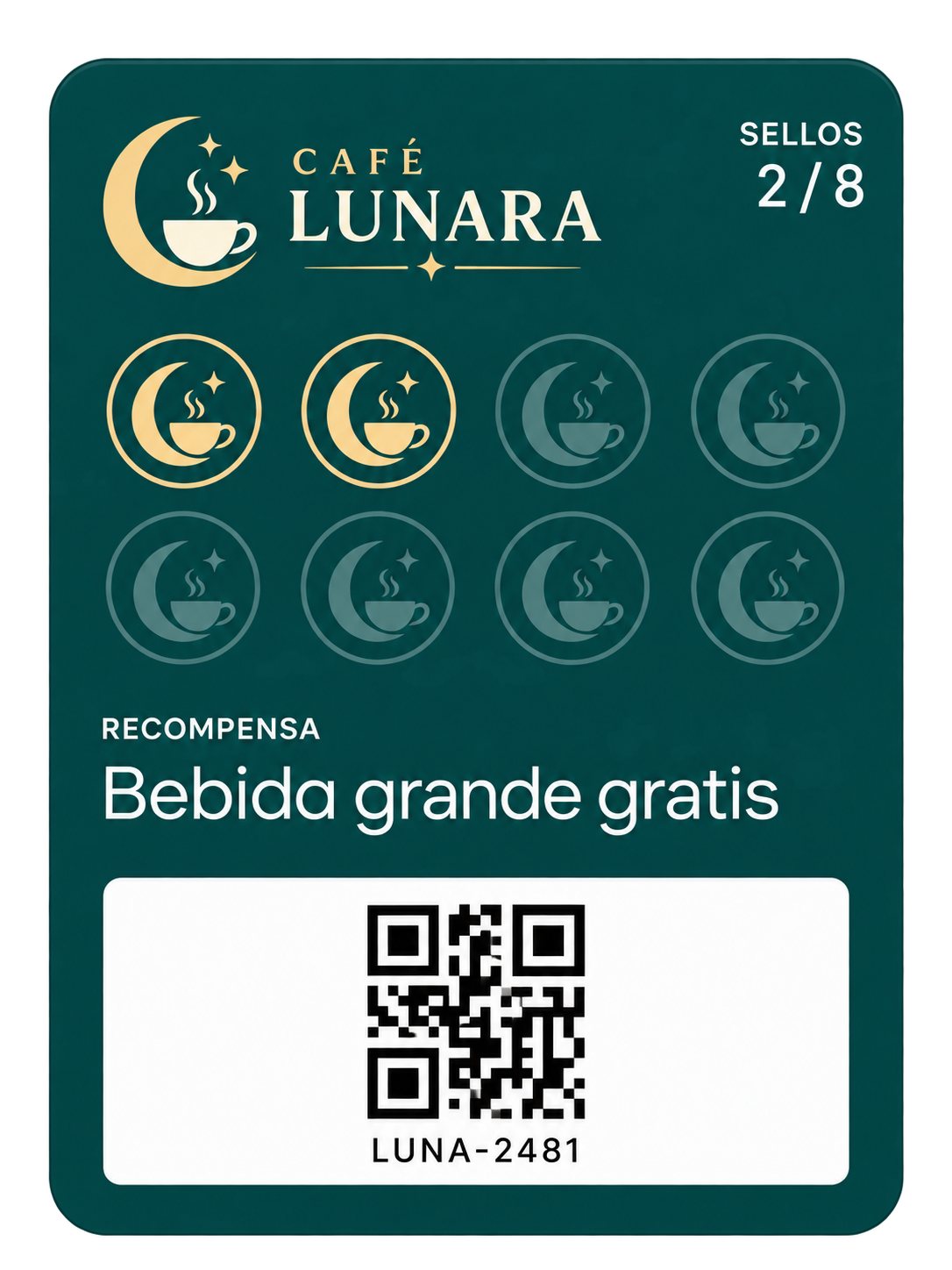 Ejemplo de tarjeta Enla Cards