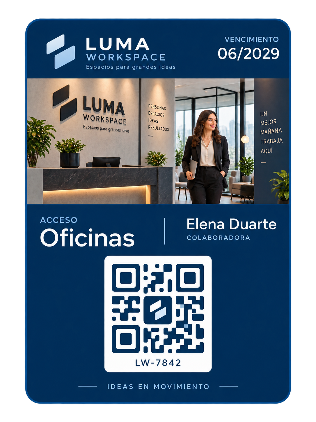 Ejemplo de tarjeta Enla Cards